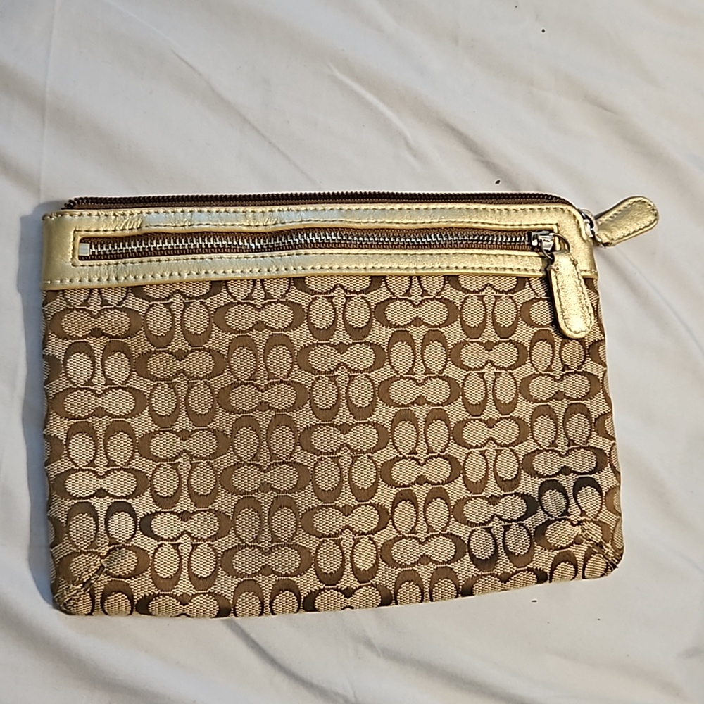 Coach makeup bag